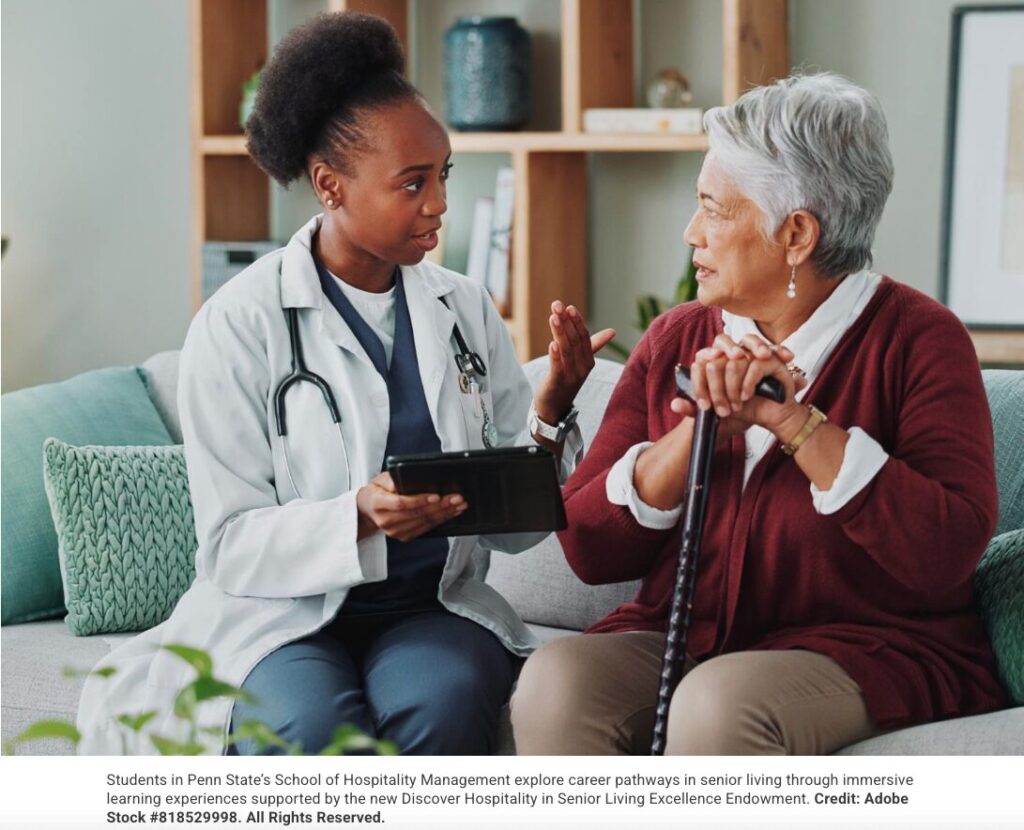 Excellence endowment bolsters senior living programming in hospitality management